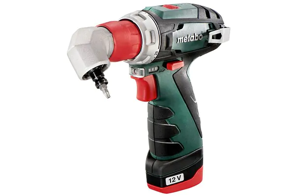 Аккумуляторная дрель-шуруповерт Metabo PowerMaxx BS Quick, угл.насадка, кейс LC40 600156950