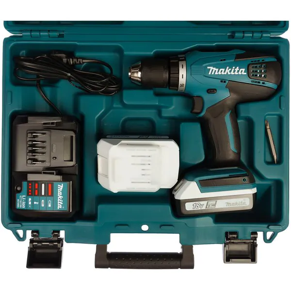 Аккумуляторная дрель-шуруповерт Makita DF488DWE