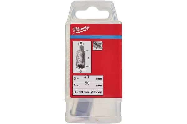 Фреза Milwaukee D34*50мм (weldon 19) 4932371761