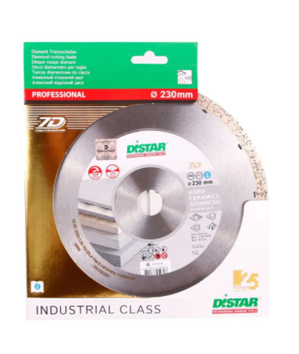 Диск алмазный Distar Hard Ceramics Advanced 1A1R 230*1,6*10*25,4 11120528017