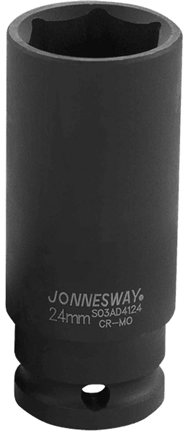 Головка торцевая ударная Jonnesway глубокая 1/2"DR, 24 мм S03AD4124 47853