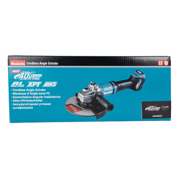 Аккумуляторная угловая шлифовальная машина Makita XGT BL 40В, 230 мм GA038GZ XGT BL 40В, 230 мм