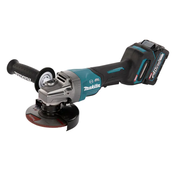 Аккумуляторная угловая шлифовальная машина Makita GA013GM101 XGT BL 40В 1*4Ач