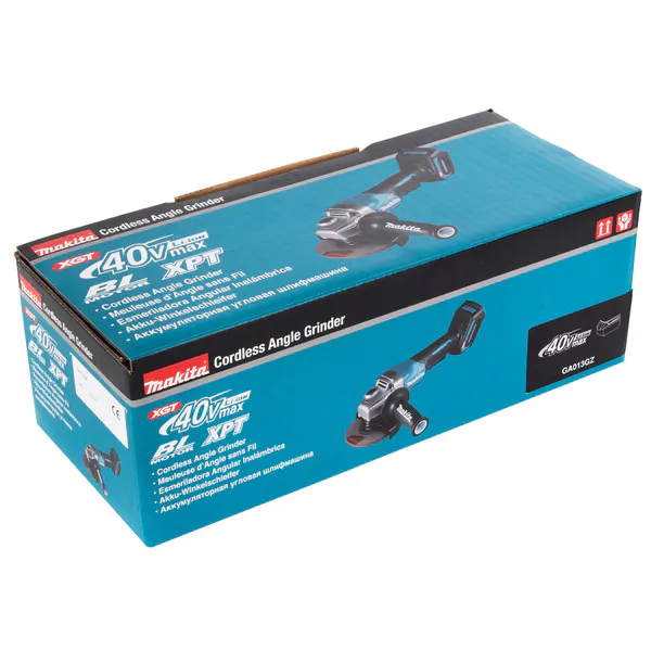 Аккумуляторная угловая шлифовальная машина Makita GA013GZ XGT BL 40В, 125 мм, 3000-8500 об/мин