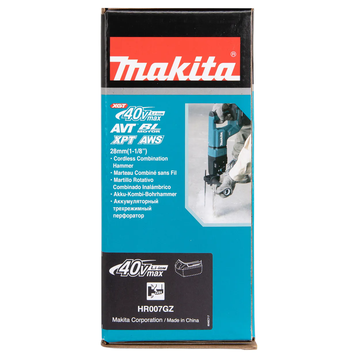 Аккумуляторный перфоратор Makita HR007GZ XGT BL 40В