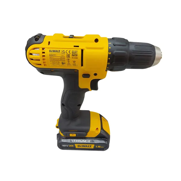 Аккумуляторная дрель-шуруповерт DeWalt DCD771S2-KS  сумка 