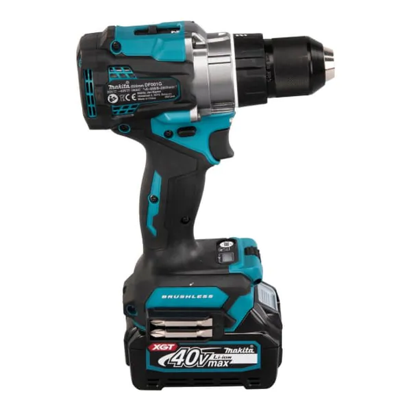 Аккумуляторная дрель-шуруповерт Makita DF001GD201  XGT BL 140/68Нм 2*2,5Ач