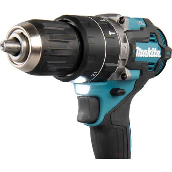 Аккумуляторная дрель-шуруповерт Makita HP002GD201 XGT BL 40В, 13мм, 65/30Нм 2x2.5 Ач