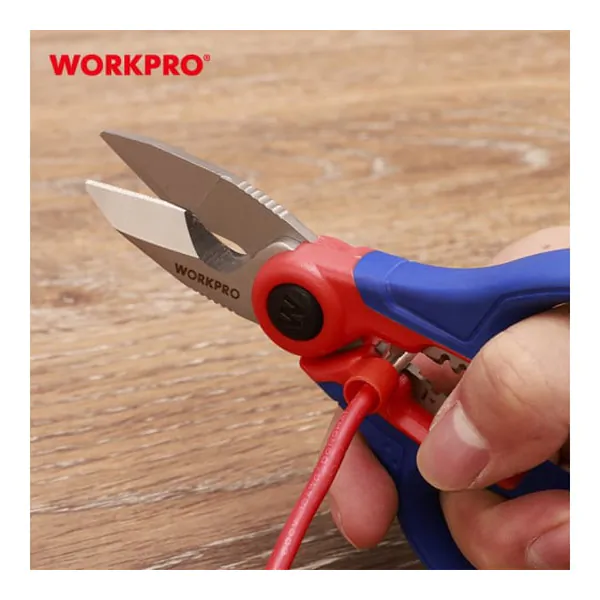 Ножницы электрика WorkPro 167мм WP294003