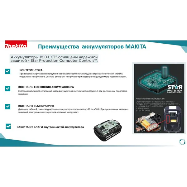 Аккумуляторный перфоратор Makita DHR 202 RFE