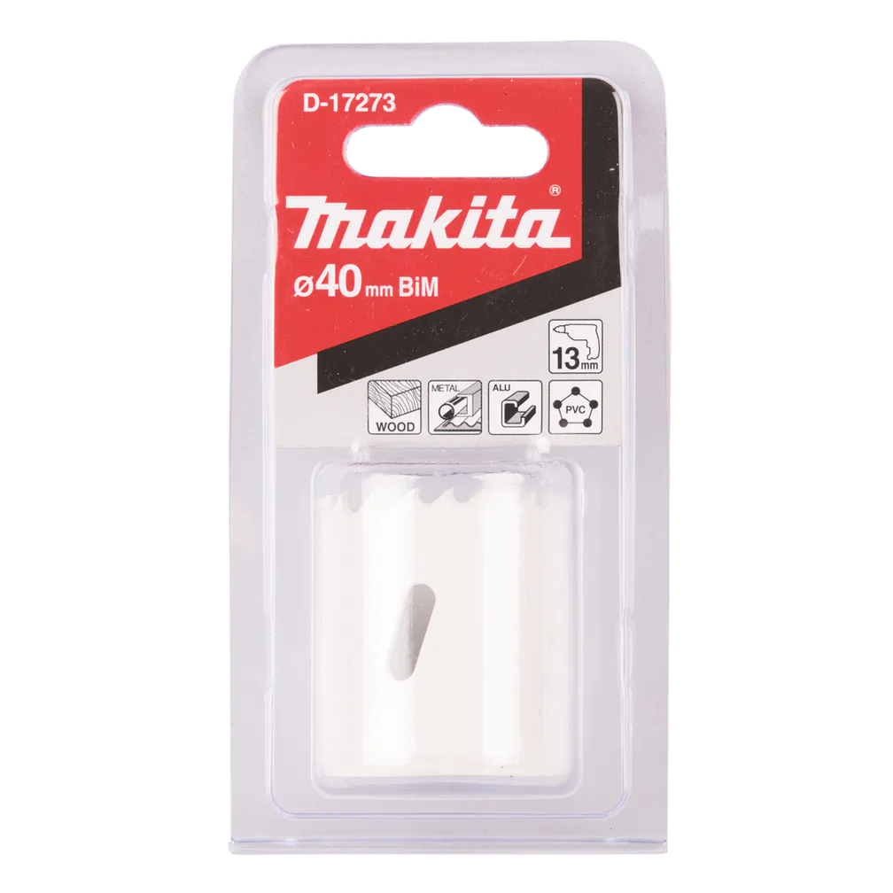 Коронка биметаллическая Makita 40мм D-17273