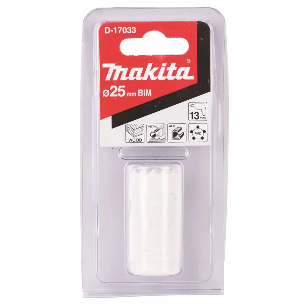 Коронка биметаллическая Makita 25мм D-17033