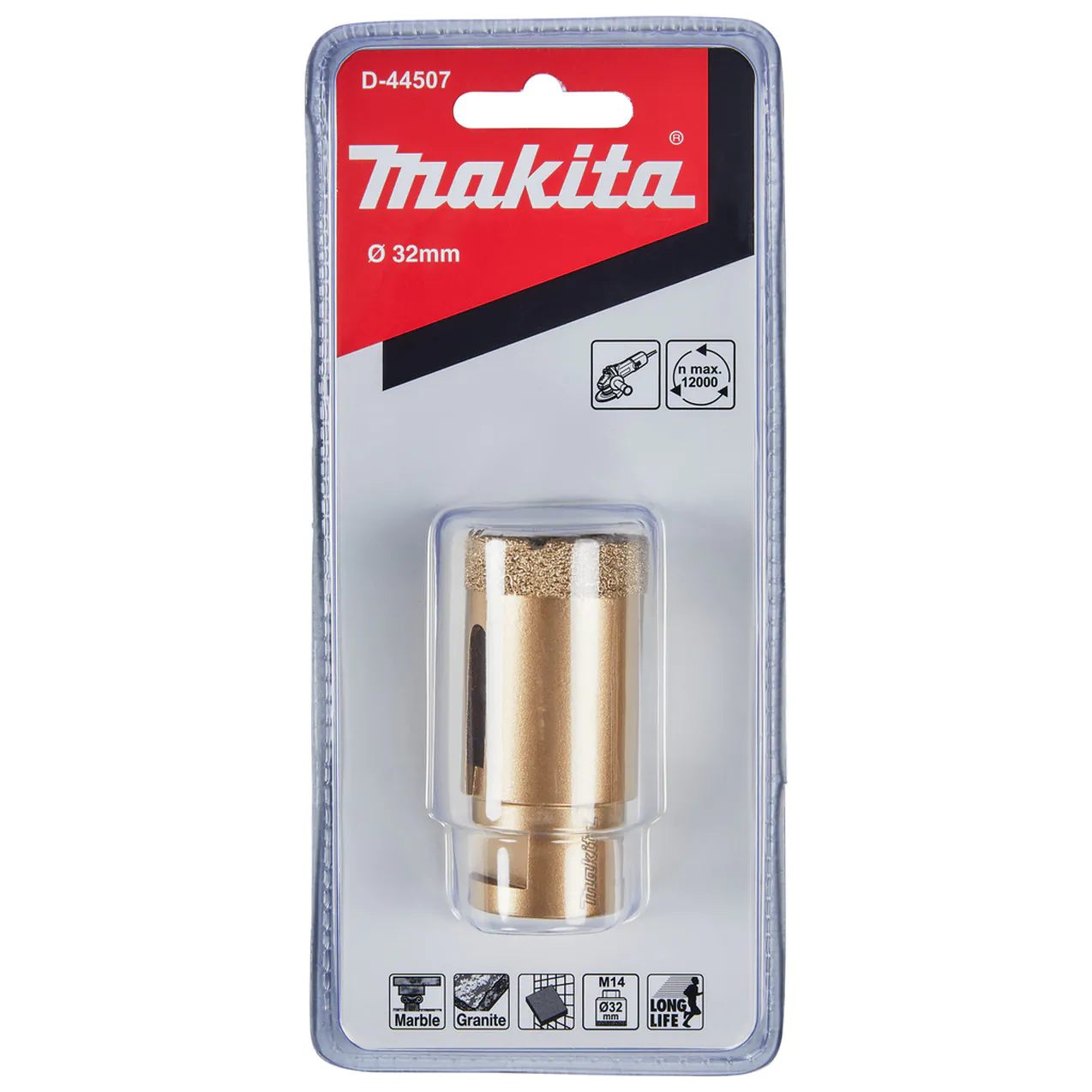 Коронка алмазная Makita M14*2 32мм D-44507