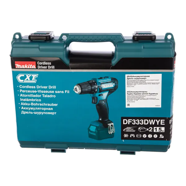 Аккумуляторная дрель-шуруповерт Makita DF333DYX14