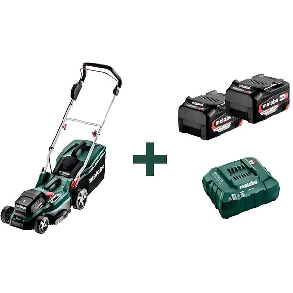 Аккумуляторная газонокосилка Metabo RM 36-18 LTX BL 36 2*5.2Ач T0525