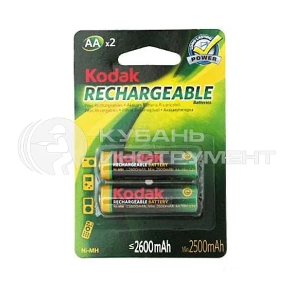 Аккумулятор Kodak HR6-2BL 2600mAh (KAAHR-2/2600mAh) (40/320/12800) 01-00005310