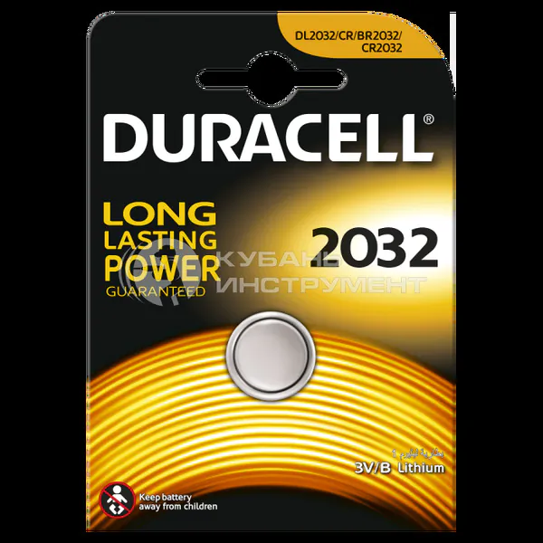 Батарейка Duracell CR2032 (10/100) 01-00006080