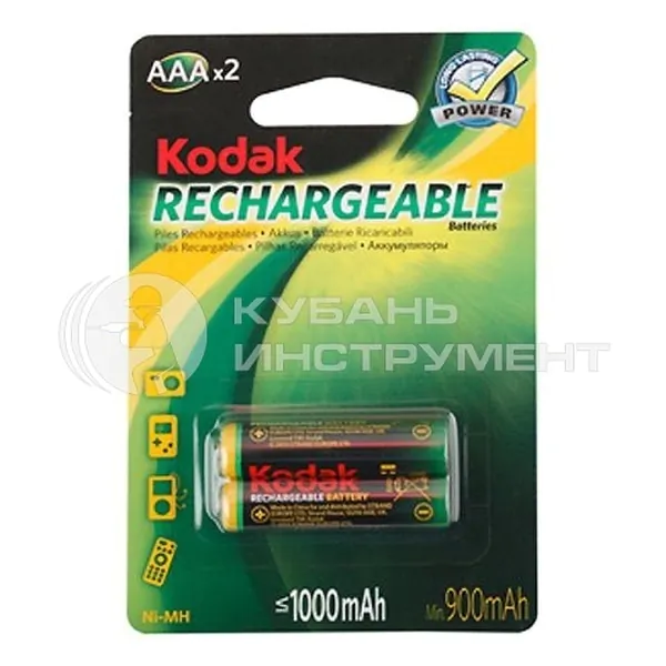 Аккумулятор Kodak HR03-2BL 1000mAh (K3AHR-2/1000mAh) (20/240/16800) 01-00005307