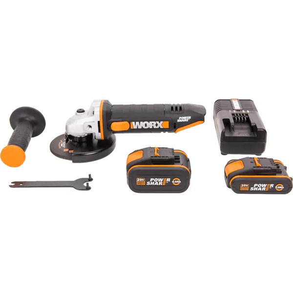 Аккумуляторная угловая шлифовальная машина WORX WX803