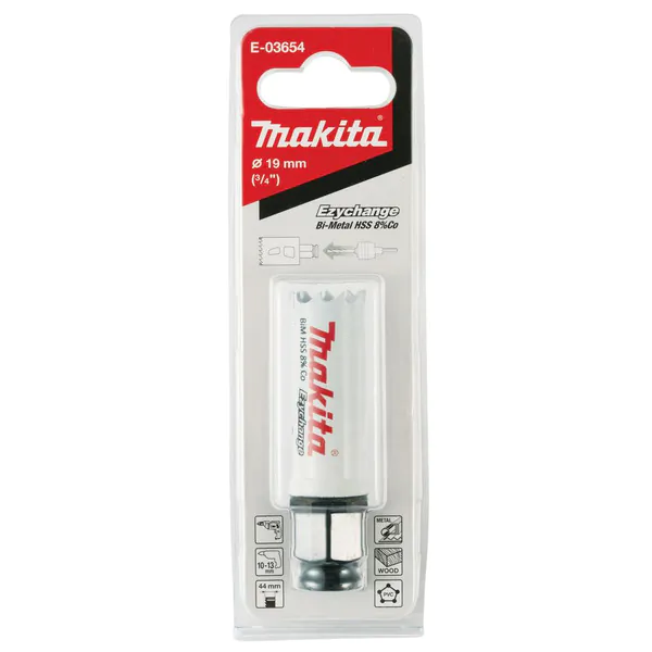 Коронка Makita BiM 19мм Ezychange E-03654