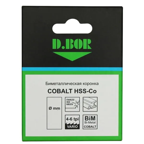 Коронка биметаллическая D.Bor M42 Cobalt 127мм D-HS-BIM-CO-38-127