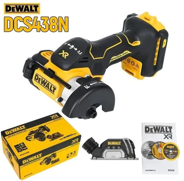 Аккумуляторная угловая шлифовальная машина DeWalt DCS438N