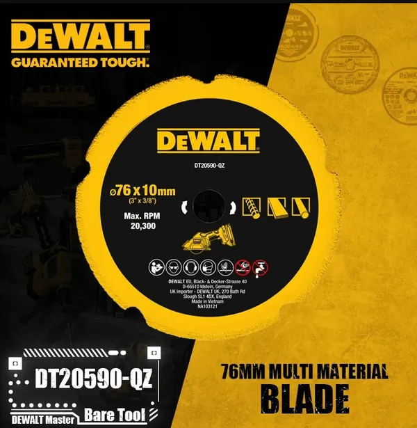 Диск алмазный DeWalt 76*10мм DT20590-QZ