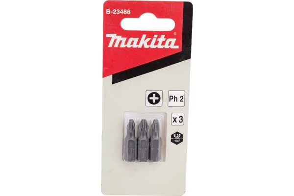 Насадка Makita PH2 C-form 25мм 3шт B-23466