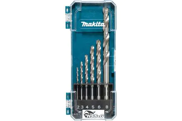 Набор сверл Makita HSS-G 6шт  2,3,4,5,6,8 мм  D-75742