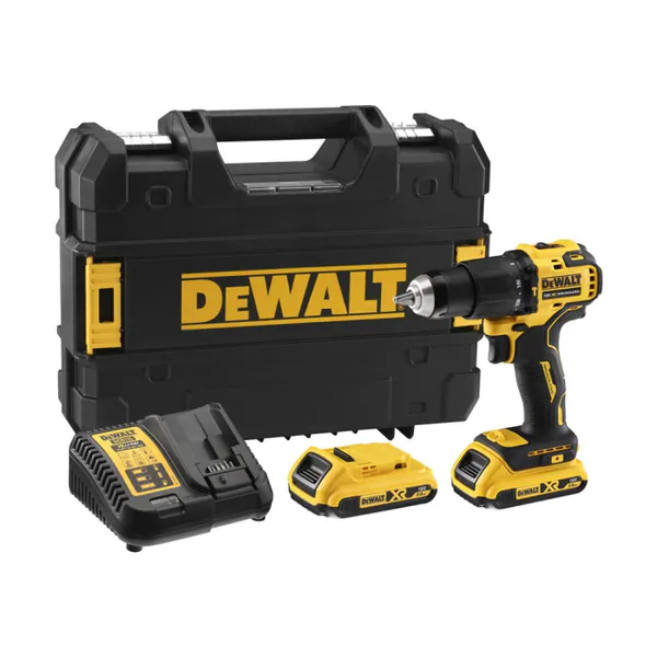 Аккумуляторная дрель-шуруповерт DeWalt DCD709D2T-QW