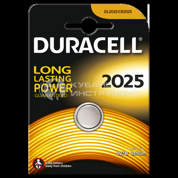 Батарейка Duracell CR2025  10/100  01-00006079