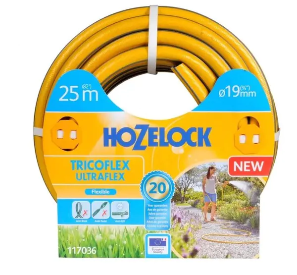 Шланг HoZelock Ultraflex 19мм 25м 117036 + пистолет 2676