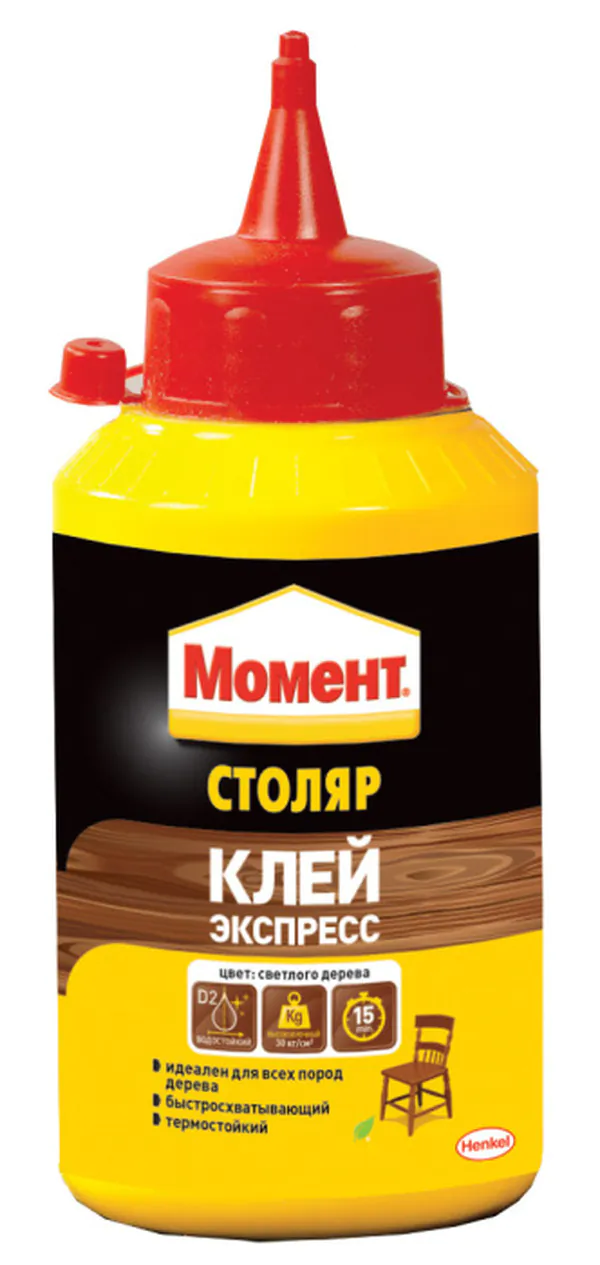 Клей Момент столярный желтый  ( 250гр;12шт.) 422981