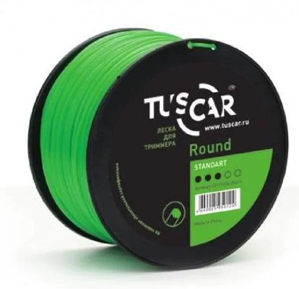 Леска для триммера Tuscar Round Standart 2.4мм*262м 10111324-262-4