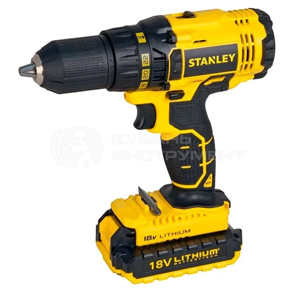 Аккумуляторная дрель-шуруповерт Stanley SCD20C2K