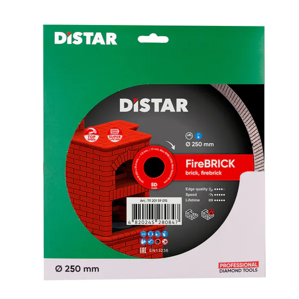 Диск алмазный Distar FireBRICK 1A1R 250*25.4 11120159015