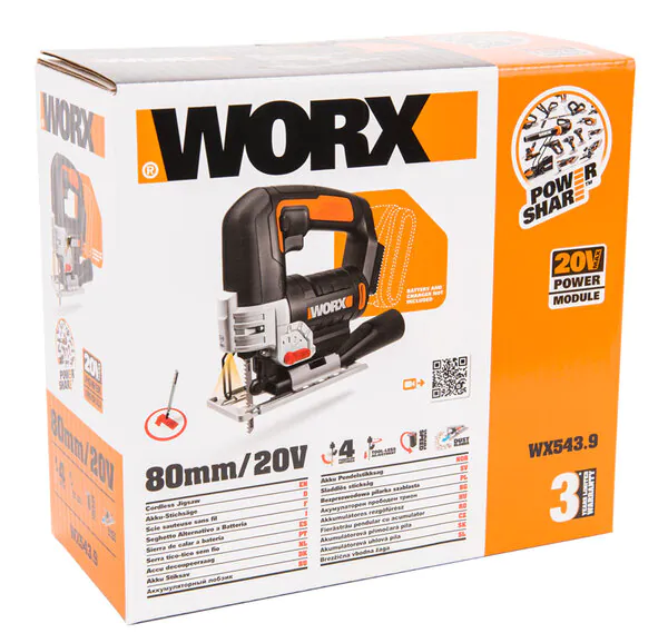 Аккумуляторный лобзик WORX W543.9