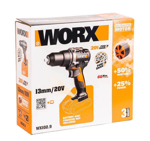 Аккумуляторная дрель-шуруповерт WORX WX102.9