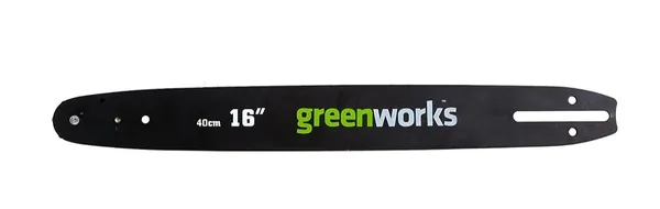 Шина для садовых пил GreenWorks 40см, 1,1мм  для 2005807, 2008807  29757