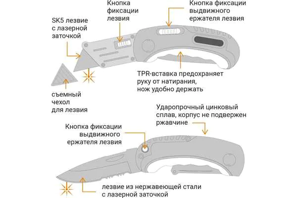 Нож Vira Rage 2в1 831112