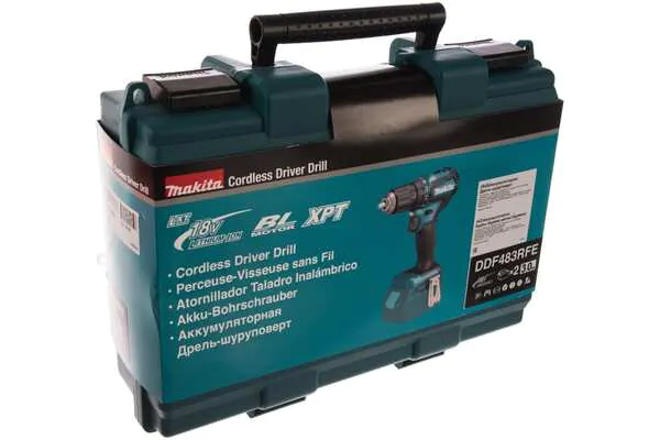 Аккумуляторная дрель-шуруповерт Makita DDF483RFE