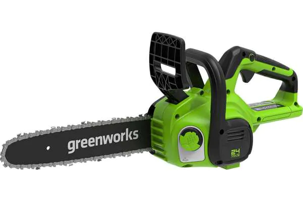 Аккумуляторная пила цепная GreenWorks G24CS25K2, 24 В, 25 см, c 1хАКБ 2Ач и ЗУ 2007707UA