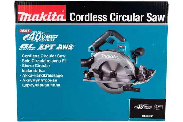 Аккумуляторная дисковая пила Makita HS004GZ01 XGT