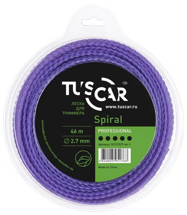 Леска Tuscar Spiral, Professional, 2.7mm*46m 10131527-46-1