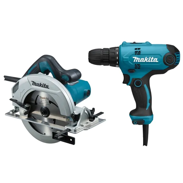 Набор электроинструмента Makita DK0118 (Дрель DF0300; Дисковая пила HS7600)