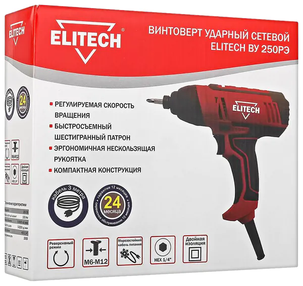 Винтоверт Elitech ВУ 250РЭ E2201.014.00