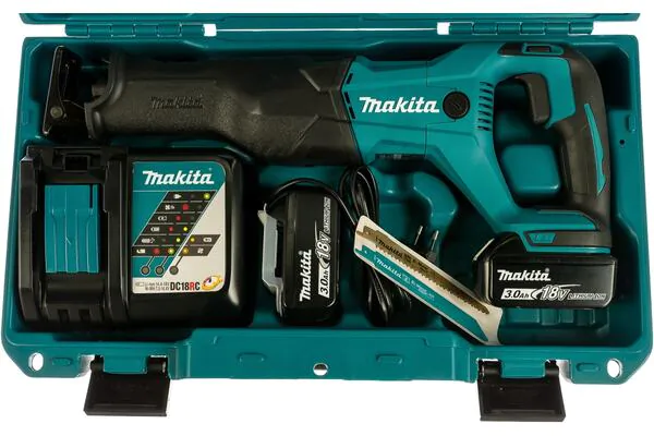 Аккумуляторная сабельная пила Makita DJR 186 RFE