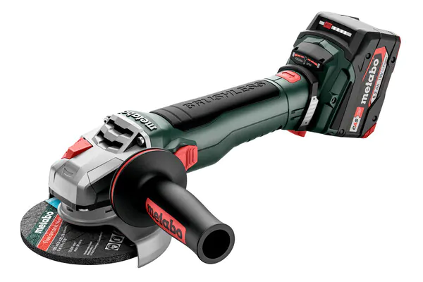 Аккумуляторная угловая шлифовальная машина Metabo WB 18 LT BL11-125 Quick 2*5,2Ач 613054650