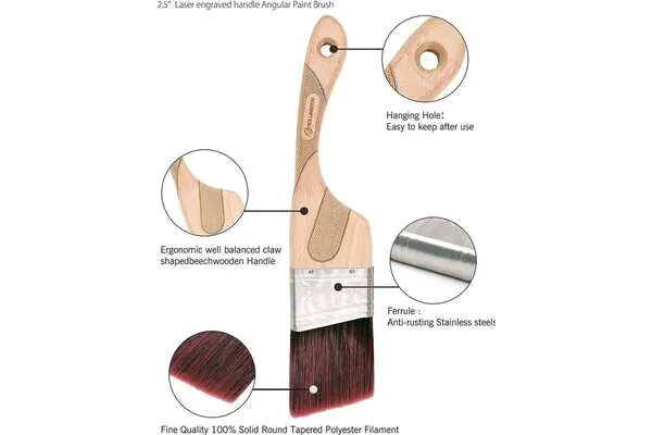 Кисть Rollingdog Professional полиэстер 63мм 10298