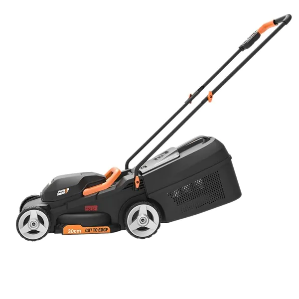 Аккумуляторная газонокосилка WORX WG730E 20В, бесщеточная, 30 см, 4Ач х 1, ЗУ 2А WG730E